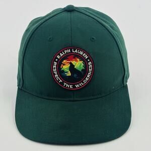 Polo Ralph Lauren Sportsmen Respect Wildlife Trucker Hat Green and Blue